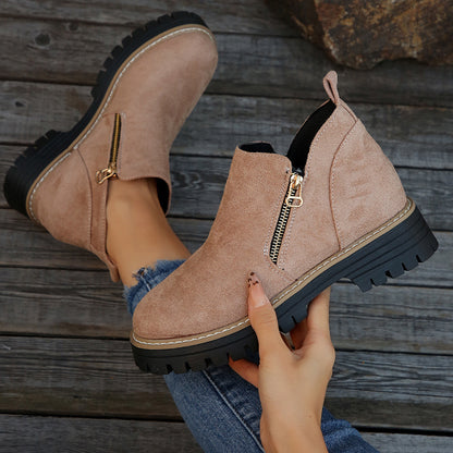 Bottines Élégantes Suédine Femme