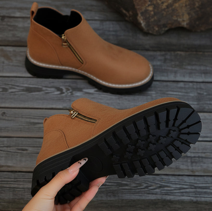 Bottines Élégantes Suédine Femme