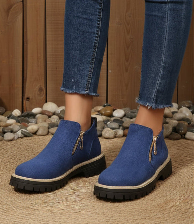 Bottines Élégantes Suédine Femme